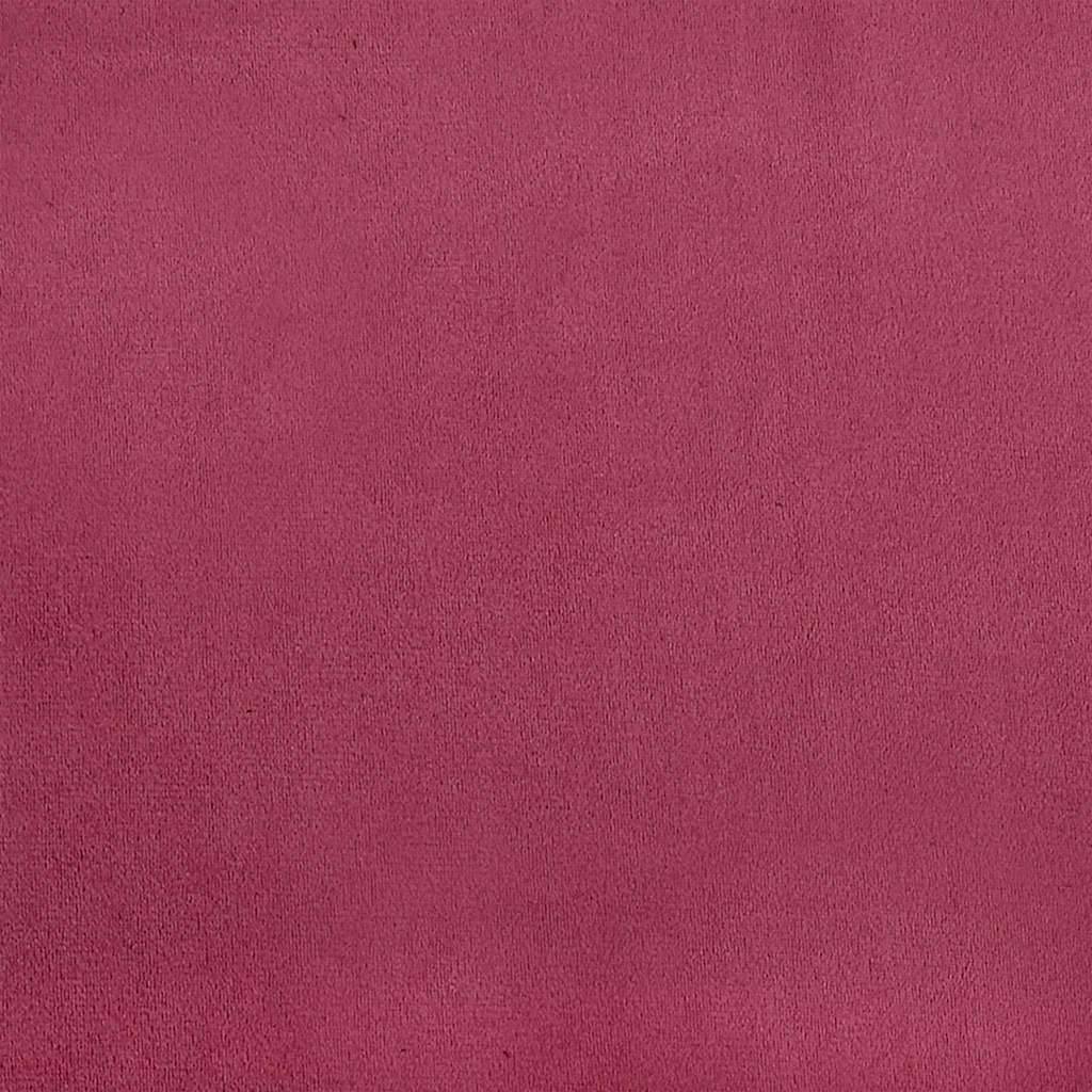 Lot de 2 Coussins de Siège en Velours Housses Amovibles pour Décoration Intérieure Bordeaux Ø80 cm – ComfortXL Outdoor Living - Image 8
