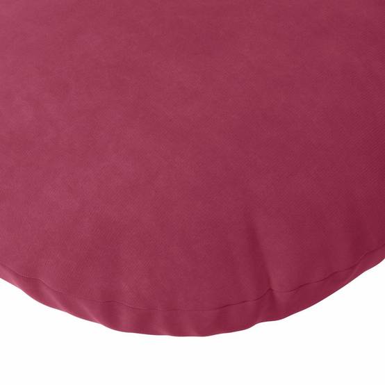 Lot de 2 Coussins de Siège en Velours Housses Amovibles pour Décoration Intérieure Bordeaux Ø80 cm – ComfortXL Outdoor Living - Image 7