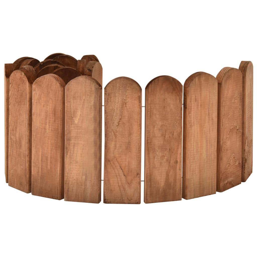 PANGIVO - Rouleaux de bordure bois de pin naturel 120 x 1.5 x 20 cm, Poids:6.8kg - PANGIVO - Image 3
