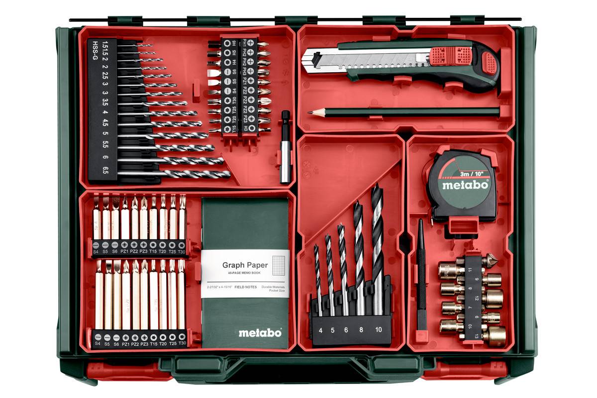 Metabo - Perceuse-visseuse sans fil 18V BS18 - METABO - avec 2 batteries 18V 2,0 Ah - chargeur et coffret d'accessoires - 602207710 - Image 5