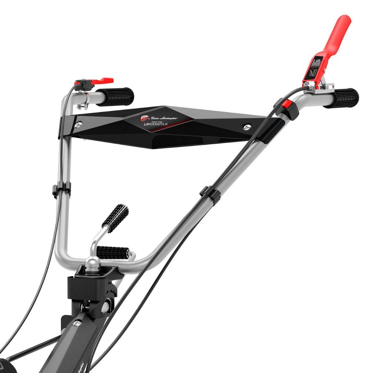 Motoculteur thermique 7CV 4T 202Cm3 Silencieux et sans vibrations Jeux de fraises + 2 disques Lamborghini - Image 5