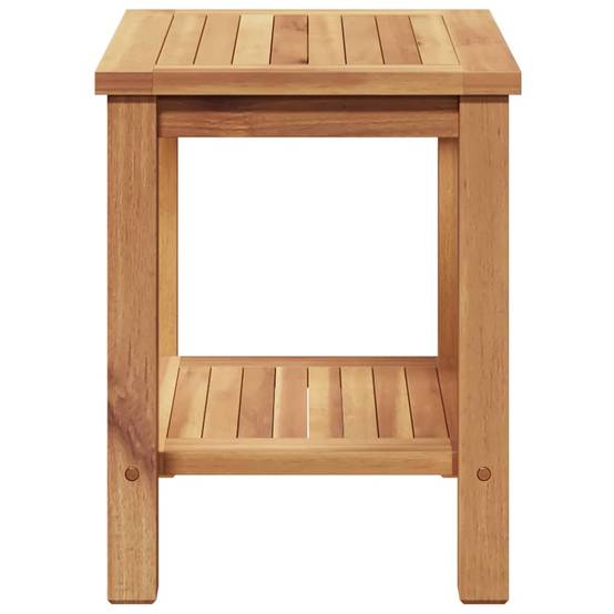 Table basse bois de teck massif marron 50 x 35 x 45 cm - PANGIVO - Image 6