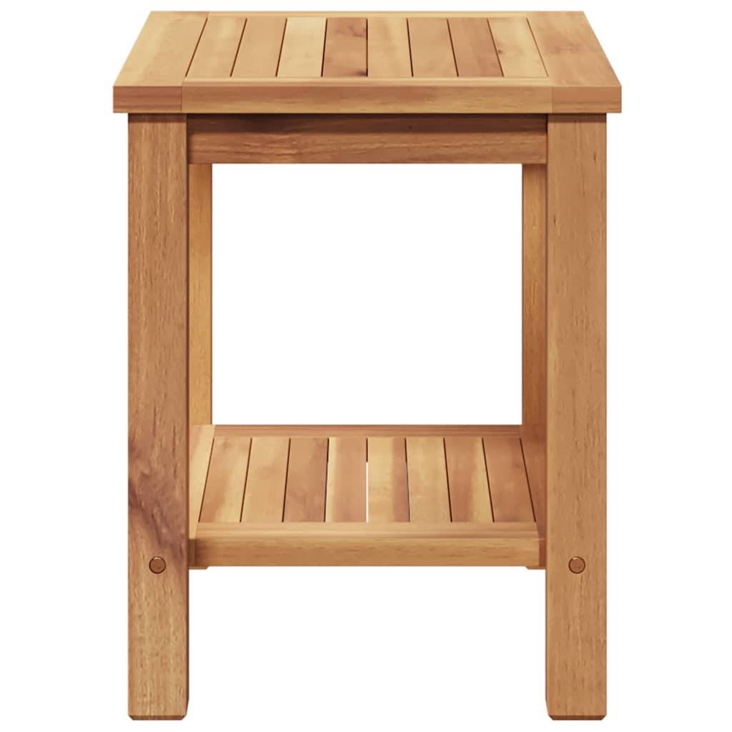 Table basse bois de teck massif marron 50 x 35 x 45 cm - PANGIVO - Image 6