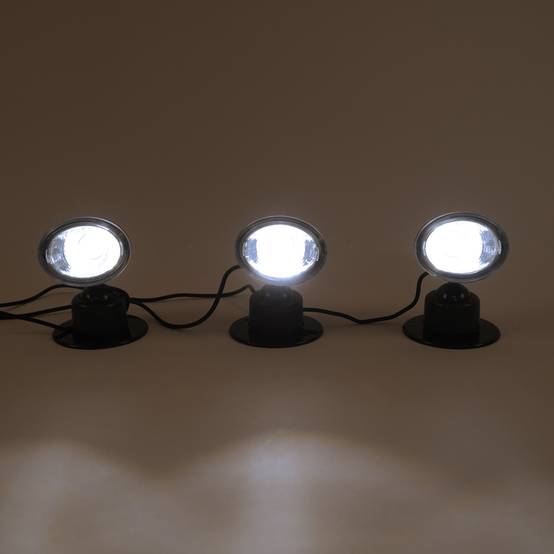 Projecteur solaire esotec, set de 3 Trio Professional couleur de lumière 6500K outdoor 102542 - Image 3