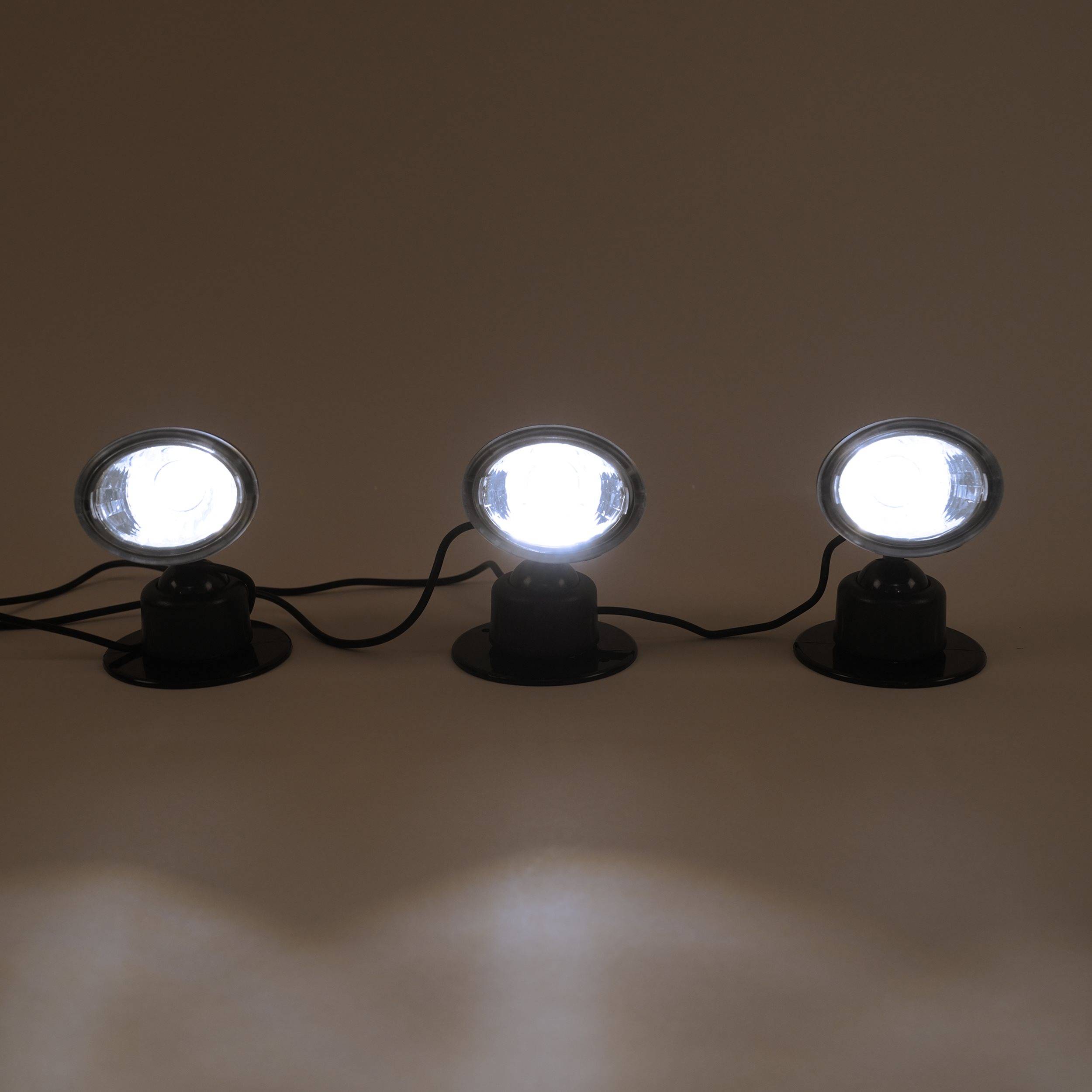Projecteur solaire esotec, set de 3 Trio Professional couleur de lumière 6500K outdoor 102542 - Image 3