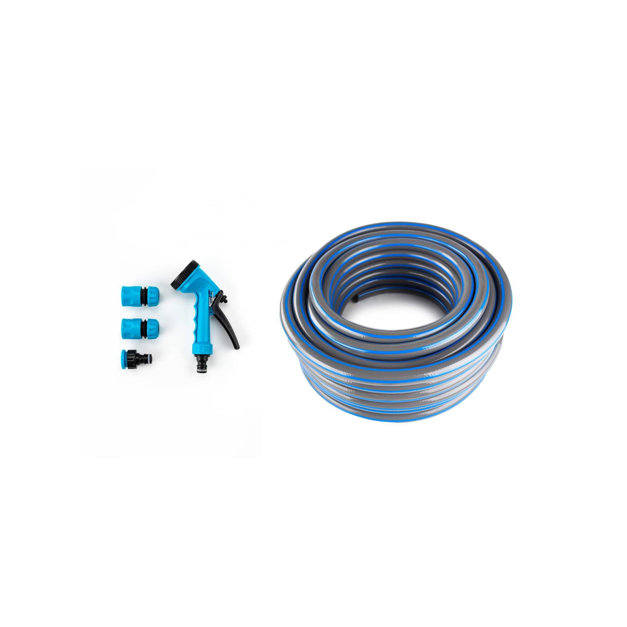 Tuyau d'arrosage flexible 15 mm - Suan - Kit complet avec accessoires d'arrosage - Longueur : 20m - Image 1