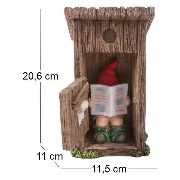 Vivid Arts - Nain de jardin dans cabanon en résine 20 cm Vivid Arts - Image 3
