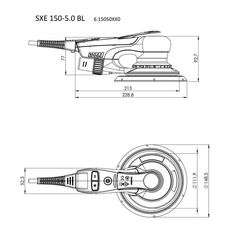 Metabo - Ponceuse excentrique SXE 150-5.0 BL METABO - 615050000 - Image 2