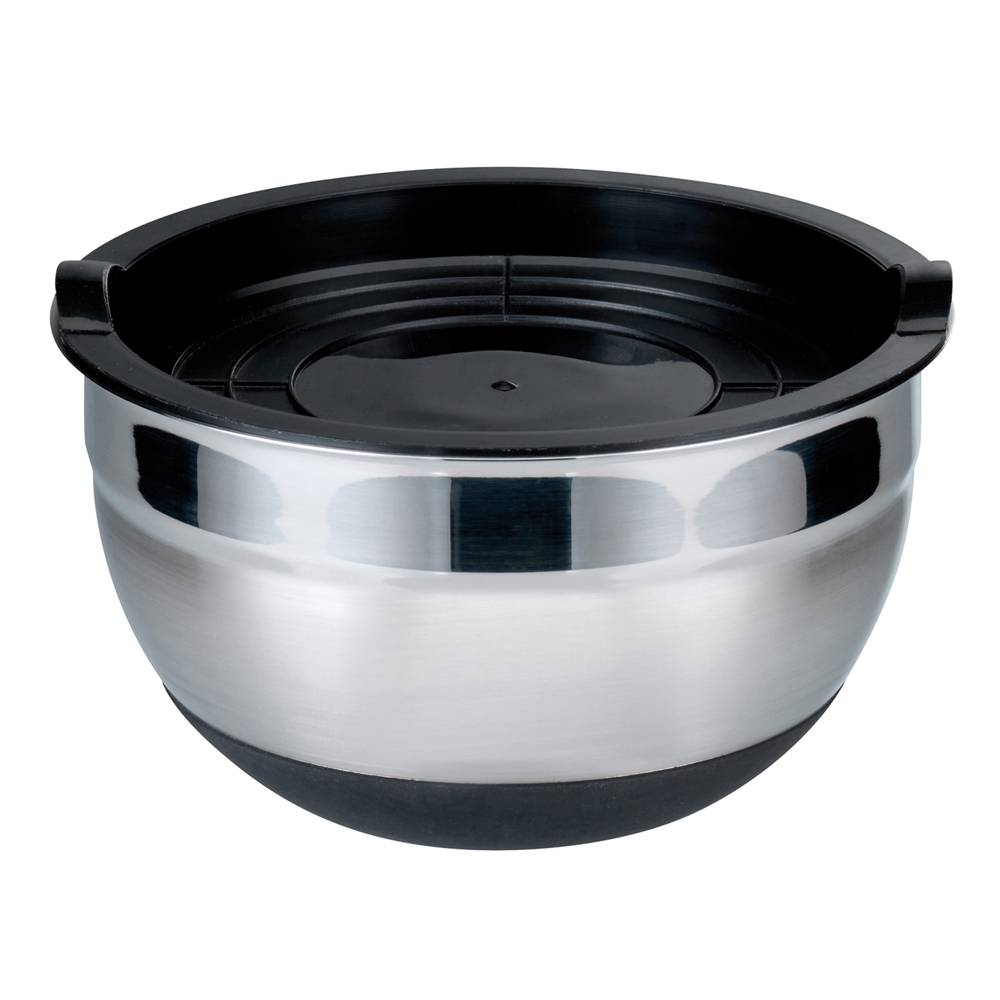 Baumalu - Bol pâtissier inox avec couvercle 22 cm