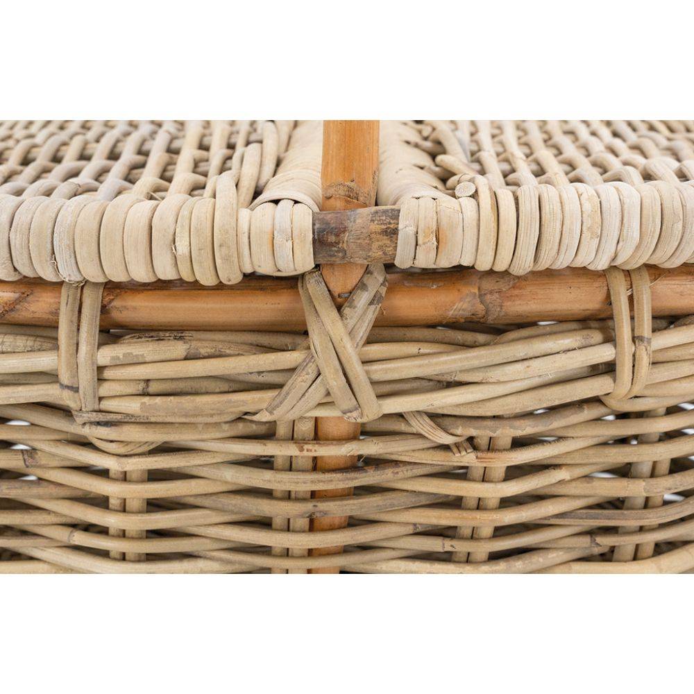 Aubry Gaspard - Panier pique-nique en poelet gris - Image 4