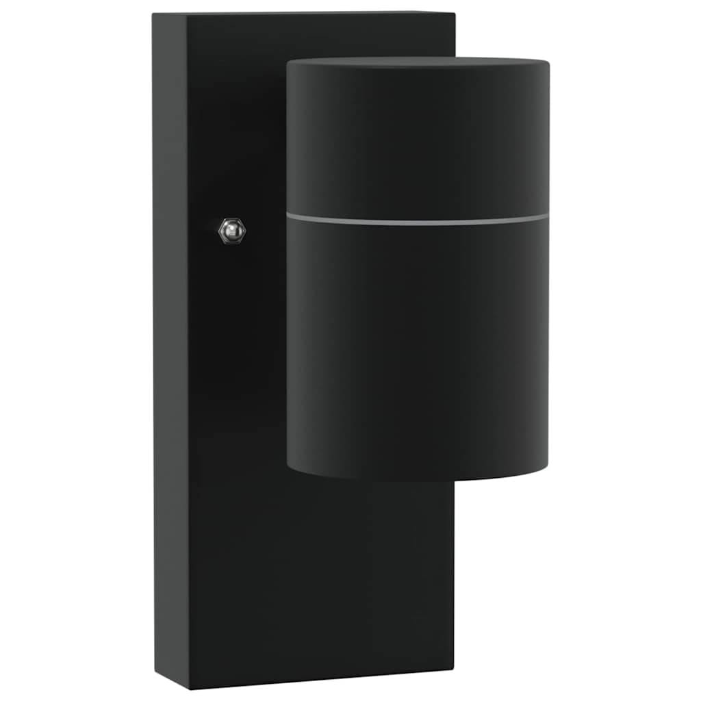 2pcs Appliques murales extérieures - Lampes murales extérieures Noir 6.5 x 10.5 x 16 cm g31 - Image 3