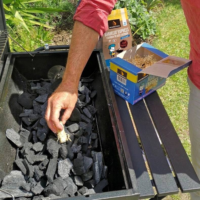 WOODSTOCK - Barbecue Express - Charbon de bois Woodstock - Sac de 50 L - Image 3