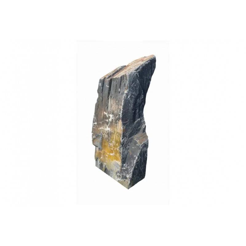 Menhir monolithe ardoise 70/90 cm - Noir  (Lot de 5) - Jardinex - Image 1