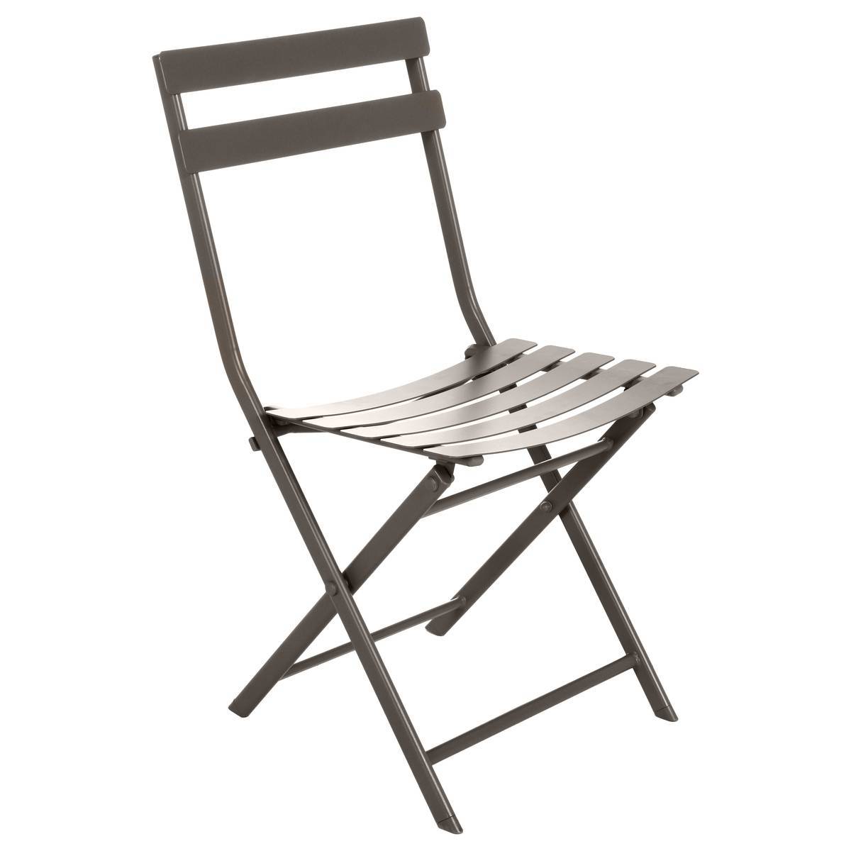 Hesperide - Chaise de jardin pliante "Greensboro" tonka en acier traité époxy - Hespéride - Image 1