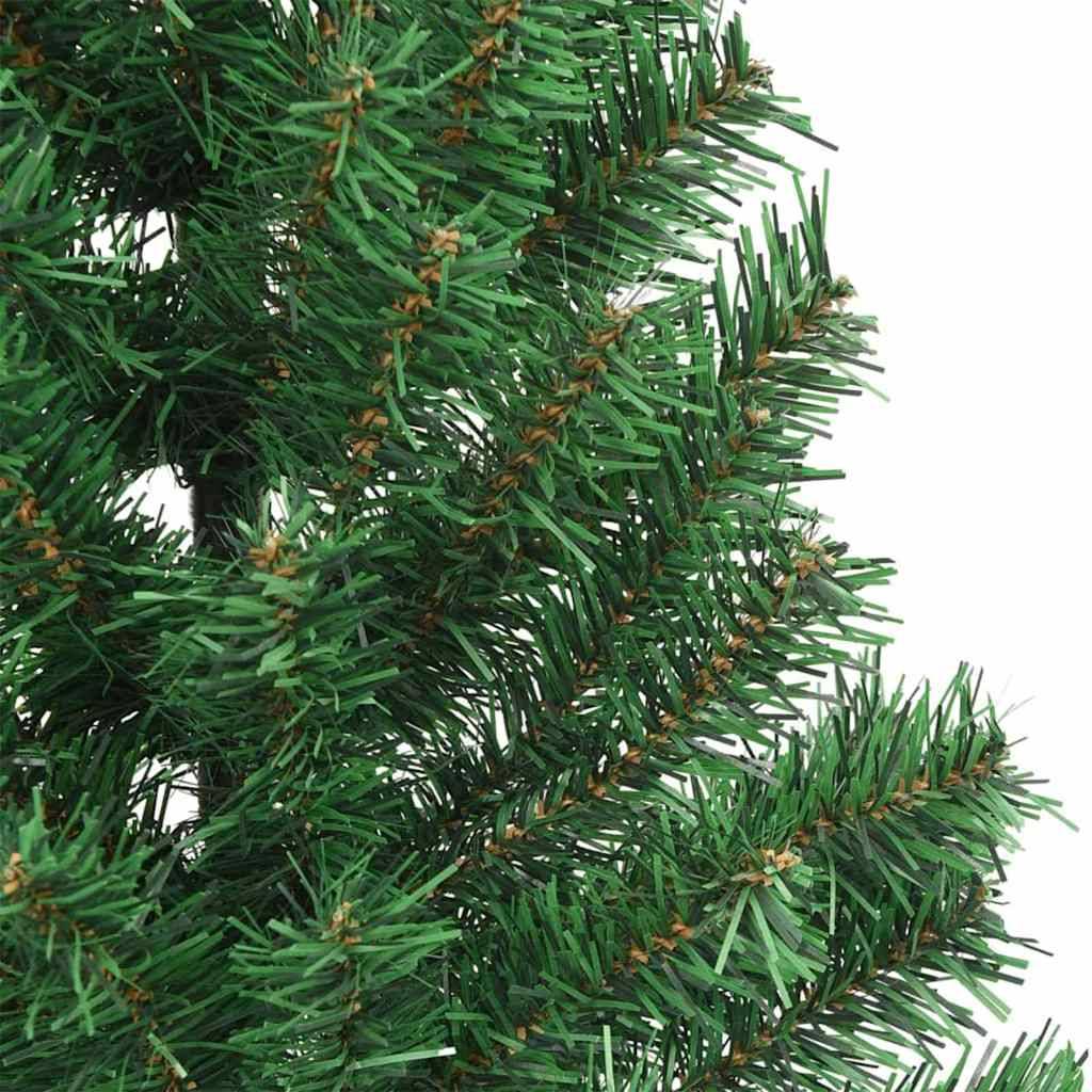Sapin de Noël | Arbre de Noël artificiel pré-éclairé Vert 240 cm PVC Maison Chic - Image 6