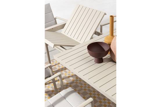 Autre - Table de jardin rectangulaire extensible en métal L180/240 8/10 places - AVIGNON - Image 3