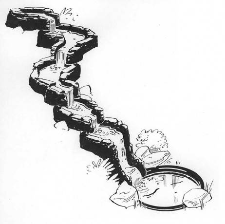 Ubbink - Cascade bassin Colorado préformée segment droit pentu - Image 2