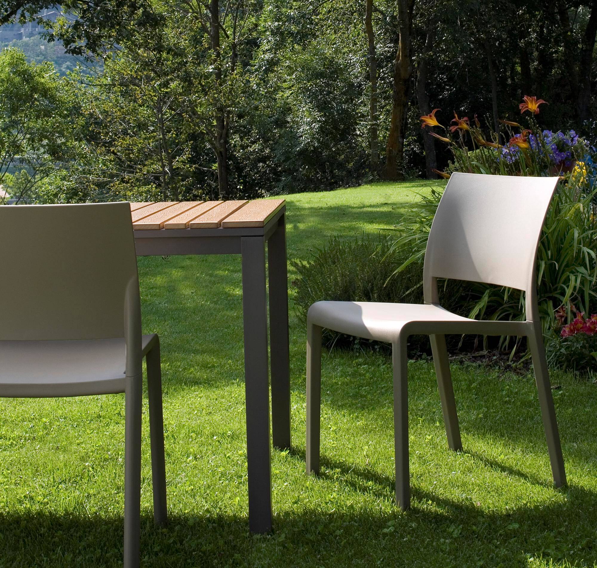 Set 2 chaises intérieur, extérieur sable FIONA Resol - Image 9