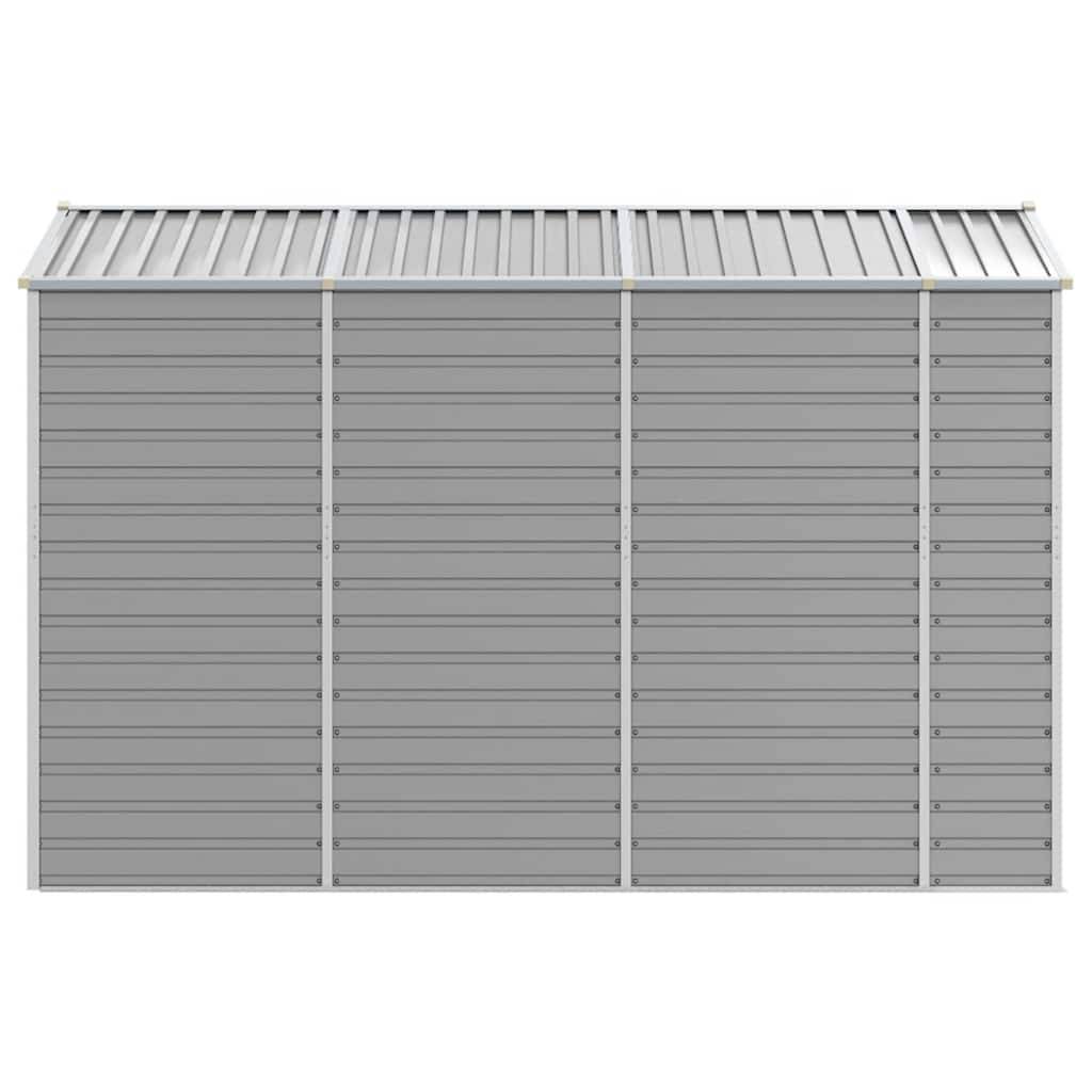 Vidaxl - Abri de jardin gris clair 191 x 300 x 198 cm en acier galvanisé vidaXL 3188244 - Image 7