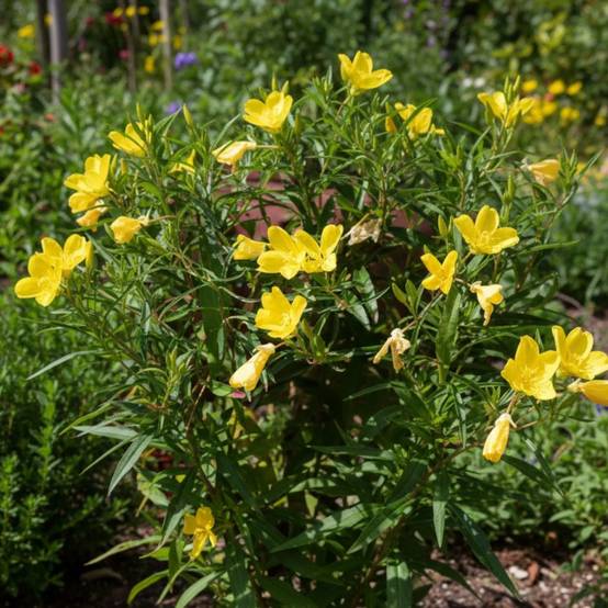 Onagre African Sun®, Oenothère à fleurs Jaune/ - feuillage Caduc - Godet - 5/20 cm - Image 1