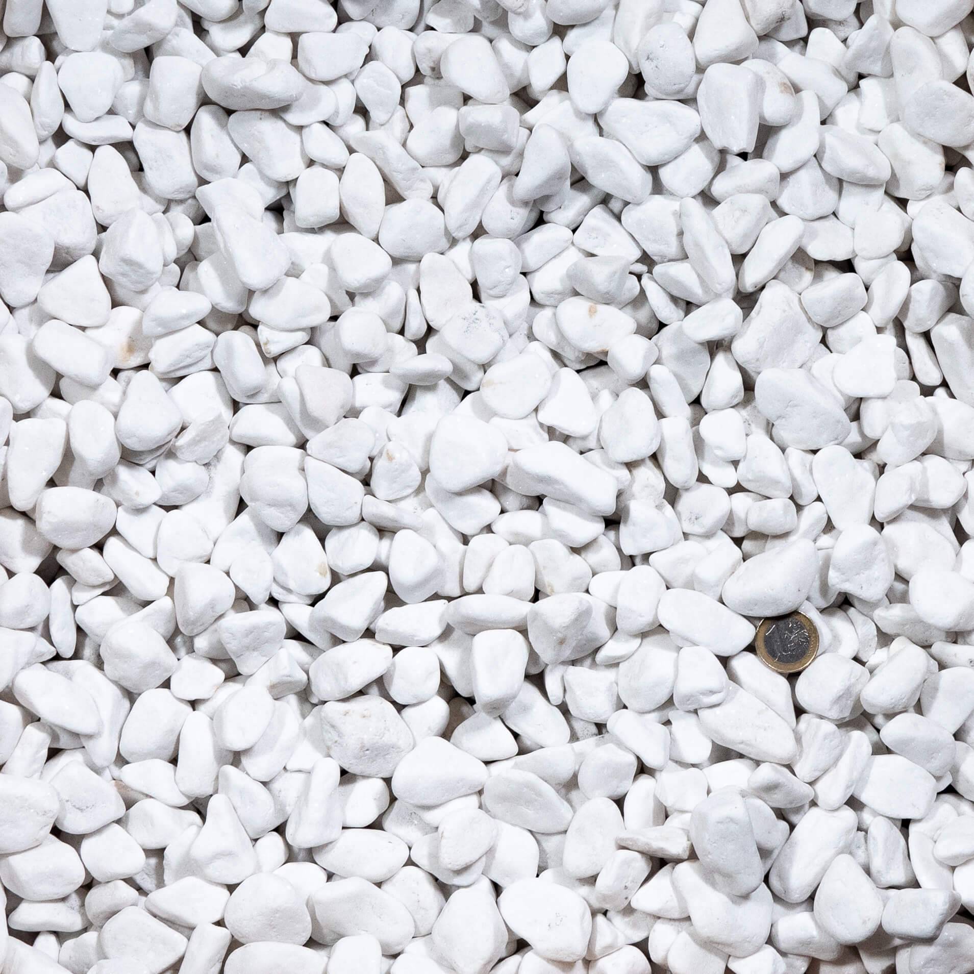 RO'MA Nature - Galet Blanc Pur 16-25 mm - Big Bag 500 kg (7,5 m²) - RO'MA NATURE - Image 2