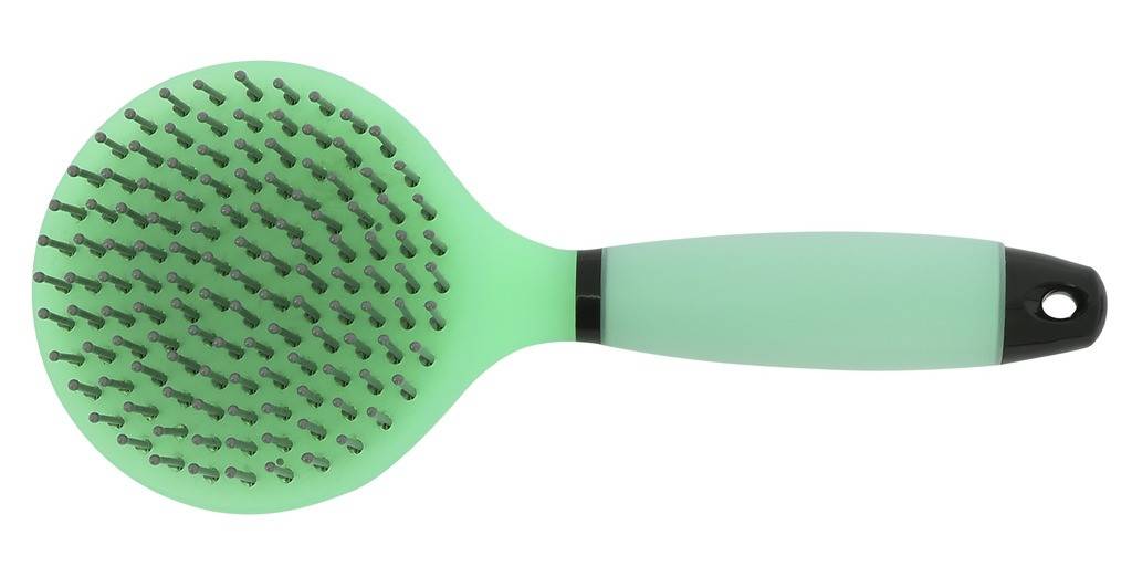 Brosse à crinière Hippotonic Gel - Soin des crins du cheval Hippotonic Couleurs Vert - Image 2