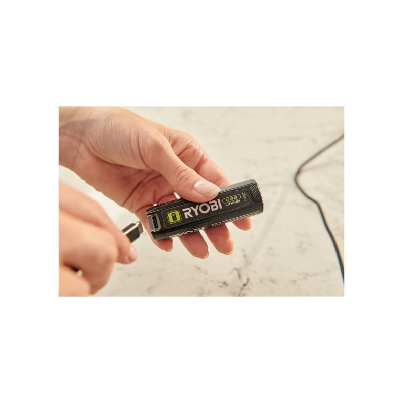 Ryobi - Pack RYOBI 4V Aspirateur compact RDV4-0 - 1 Batterie 3,0Ah - Câble USB - Image 5