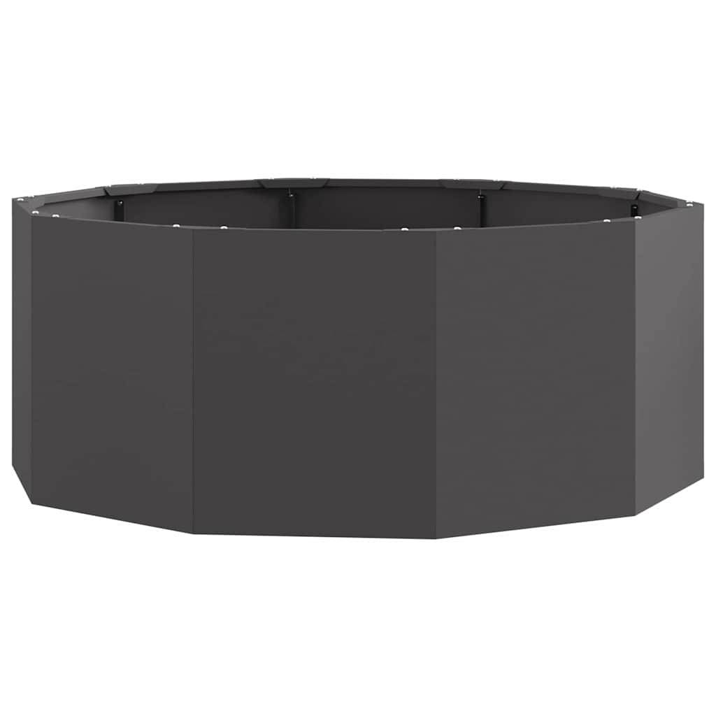 Vidaxl - Jardinière Noir 90 x 90 x 35 cm Acier vidaXL 883731 - Image 2