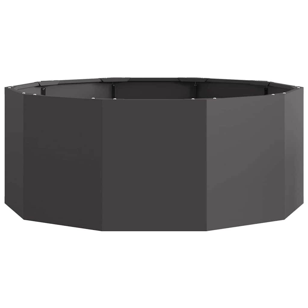 Vidaxl - Jardinière Noir 90 x 90 x 35 cm Acier vidaXL 883731 - Image 6
