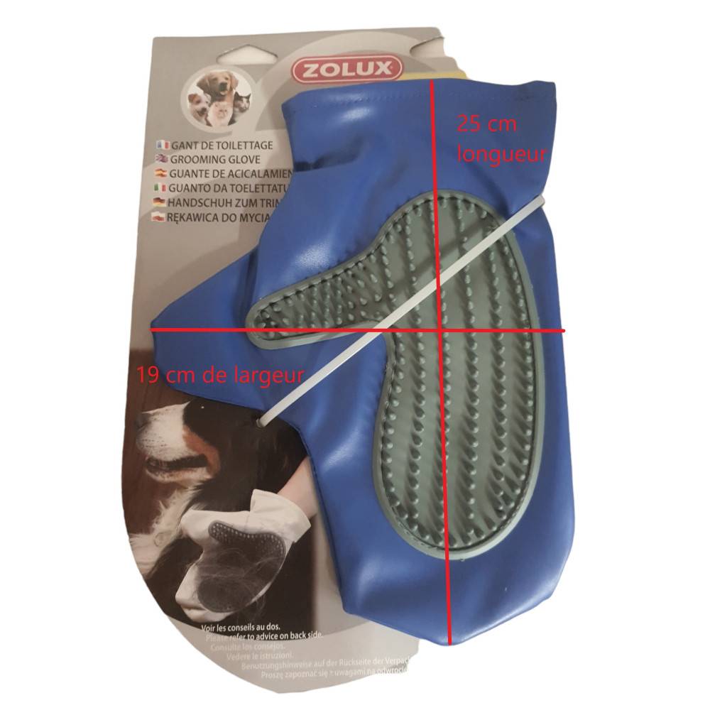 Zolux - Gant de toilettage chiens et chat pour chien couleur aléatoire - Image 3