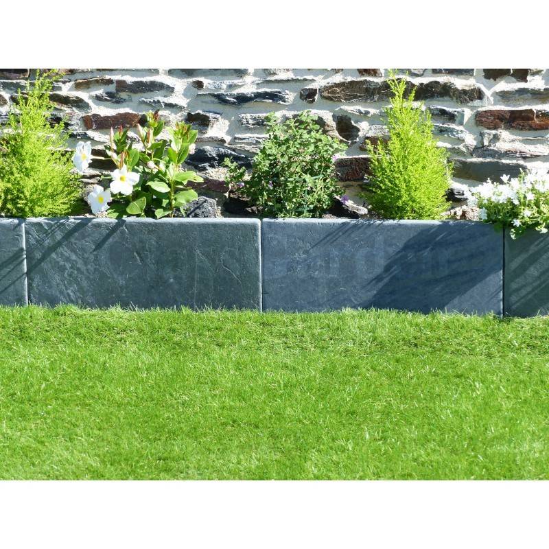 Bordure Ardoise Patinée 50 cm - Pack 40 pièces - 20 mètres - Image 2