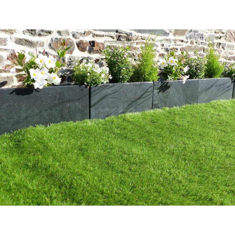 Bordure Ardoise Patinée 50 cm - Pack 40 pièces - 20 mètres - Image 5