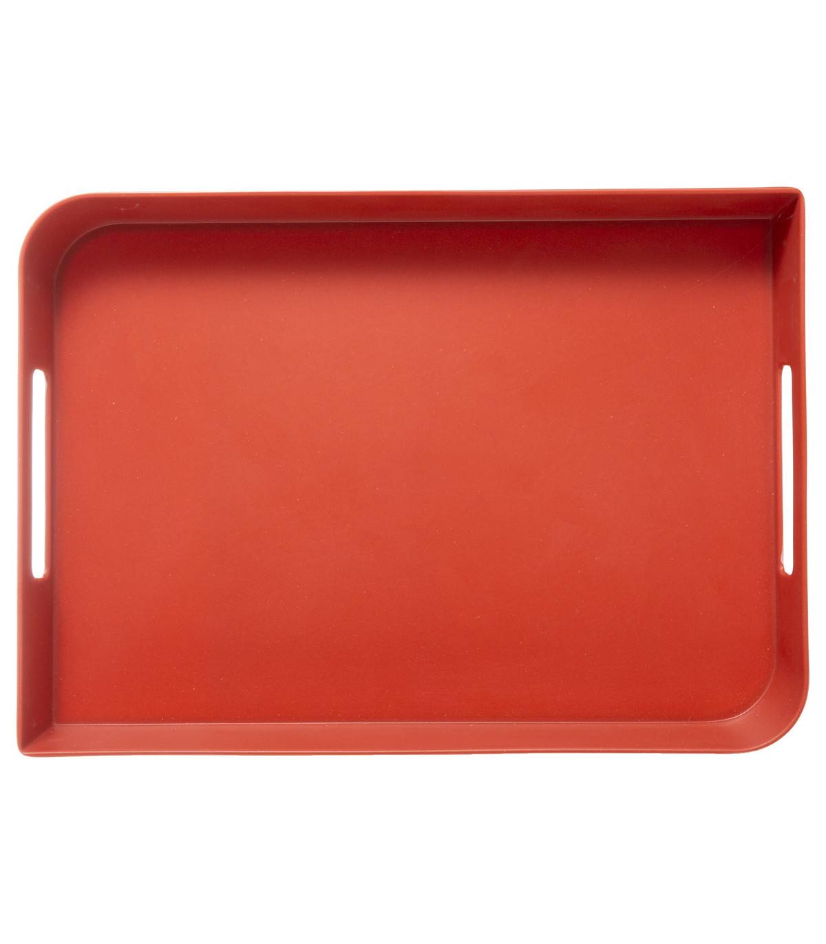 Plateau en Mélamine 35 x 25 cm Rose nacarat - Image 2