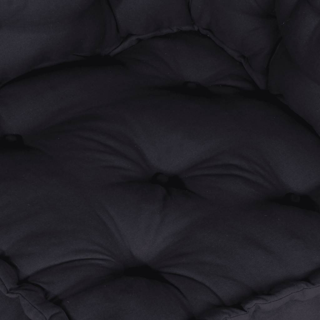 Canapé modulaire coton anthracite 140 x 70 x 36 cm - PANGIVO - Image 9