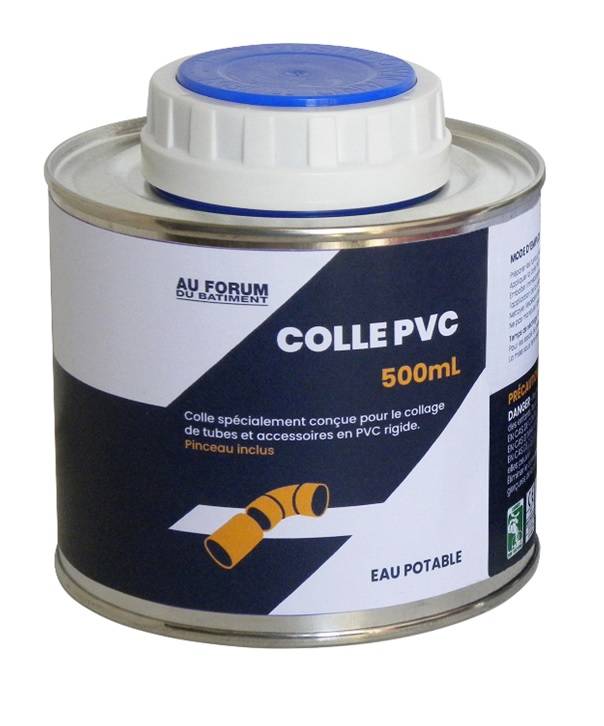 Colle pour raccord en PVC gel pot en métal de 500ml – UNECOL – 2676