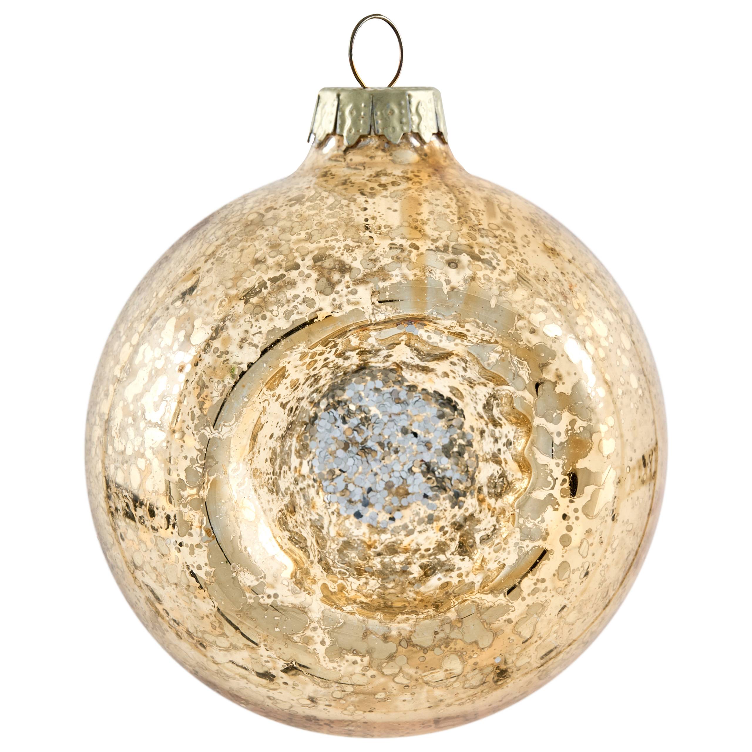 Beliani - Boules de Noël Verre Rouge/doré SPARKLE - 8x8x18- Beliani - Image 5