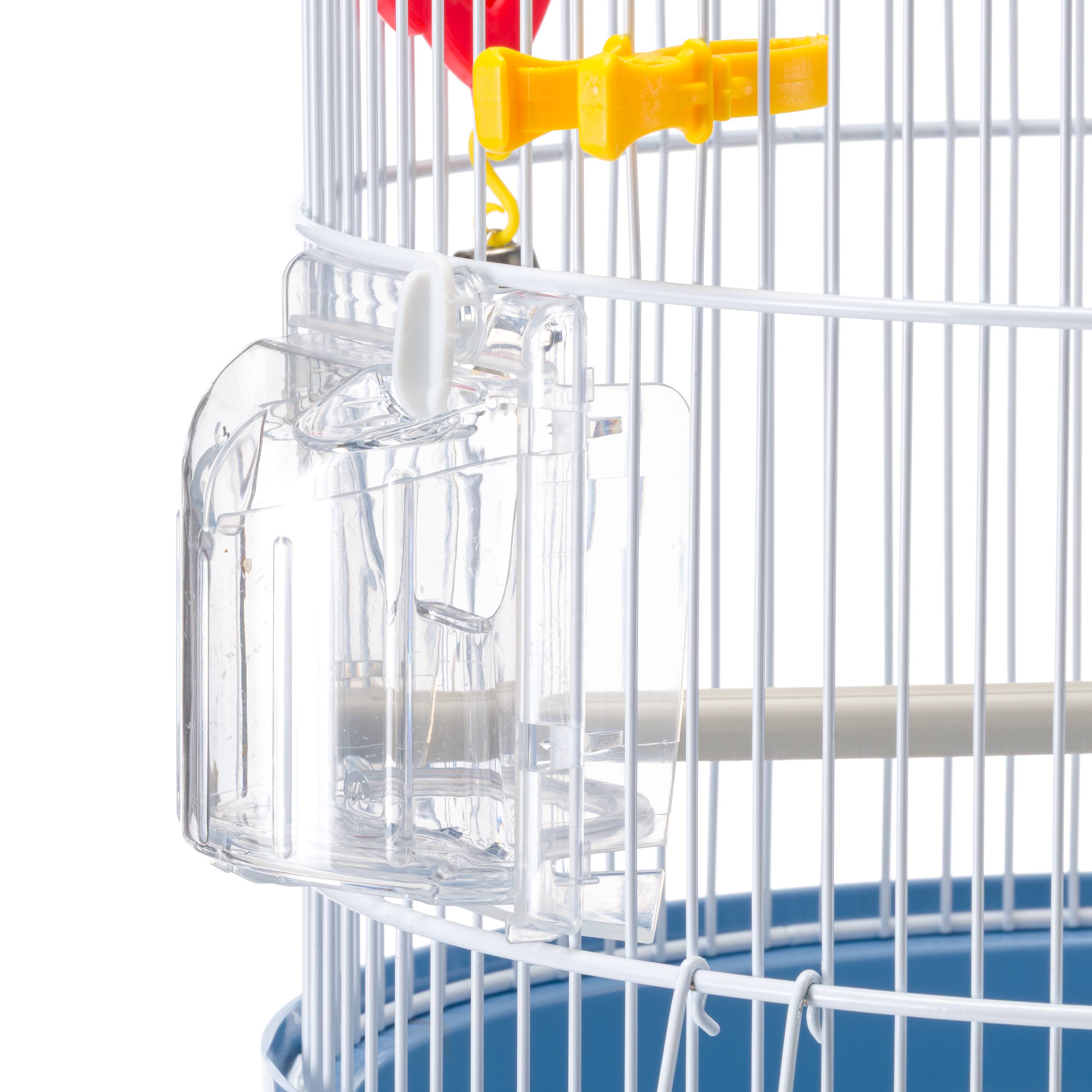 Ferplast - Ferplast Cage à Oiseaux REGINA Cage pour Oiseaux, Canaris, Perruches Ondulées, en Métal, Accessoires inclus Mangeoires rotatives Perchoirs, 32,5 x - Image 8