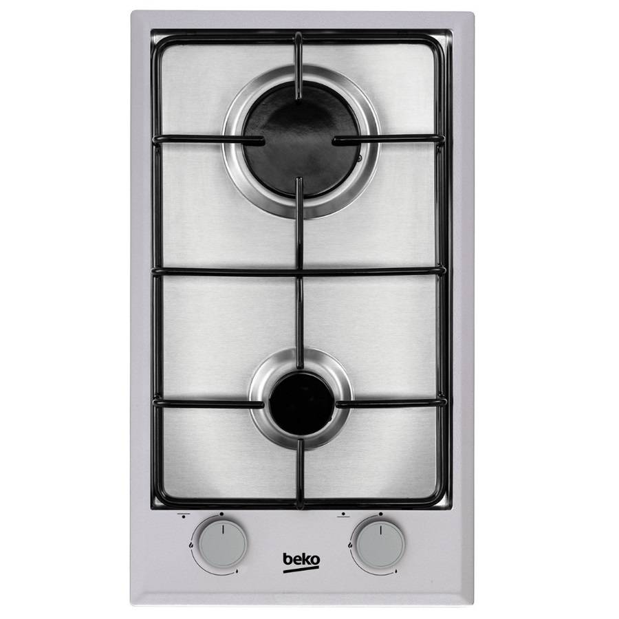 Beko - Domino gaz 30cm 2 feux inox HDCG32220FX Beko - Image 1