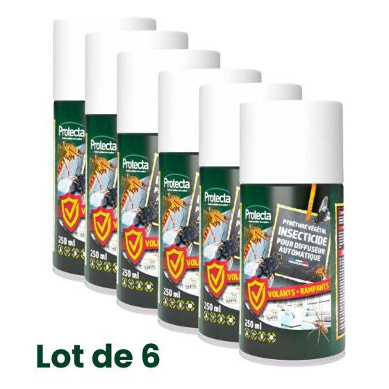 Protecta - Protecta - Lot de 6 recharges pour diffuseur d'insecticides - Image 1