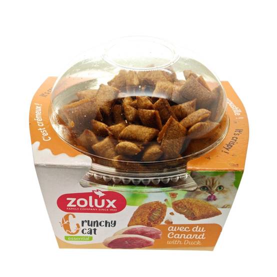 Zolux - Friandise Crunchy Cat Canard 80 gr pour chat - Image 3