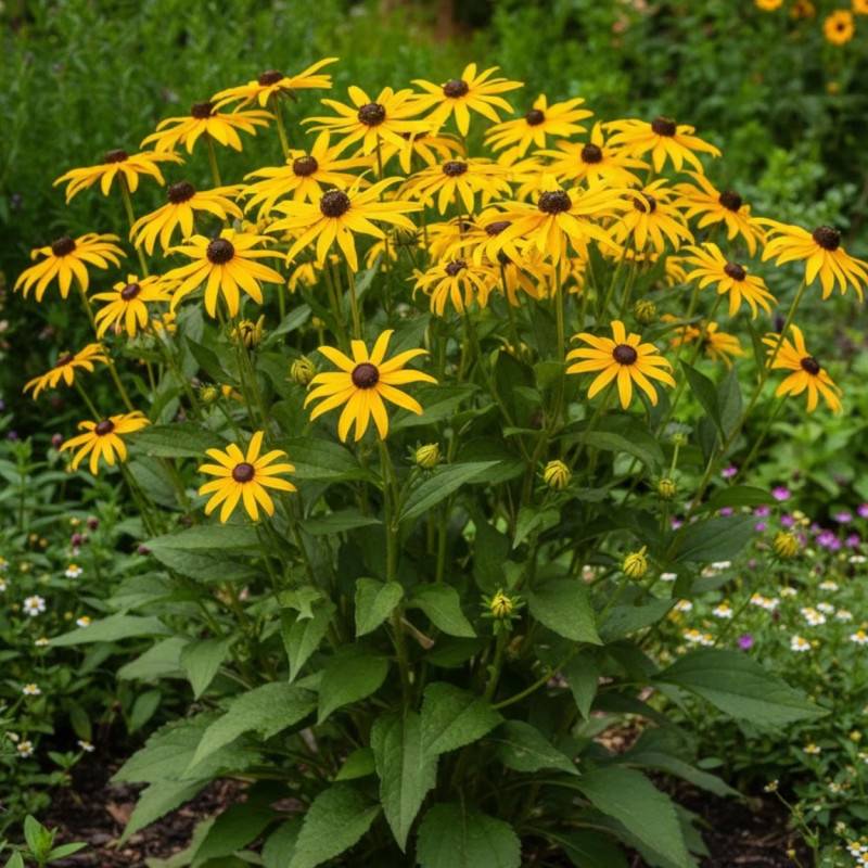 Rudbeckia lumineuse à fleurs Jaune/Noir - feuillage Caduc - Godet - 5/20 cm - Image 1