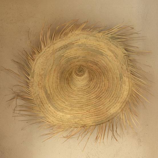 Home Maison - Chapeau de paille naturelle XXL - HOME MAISON - Osier - Naturel - Image 3