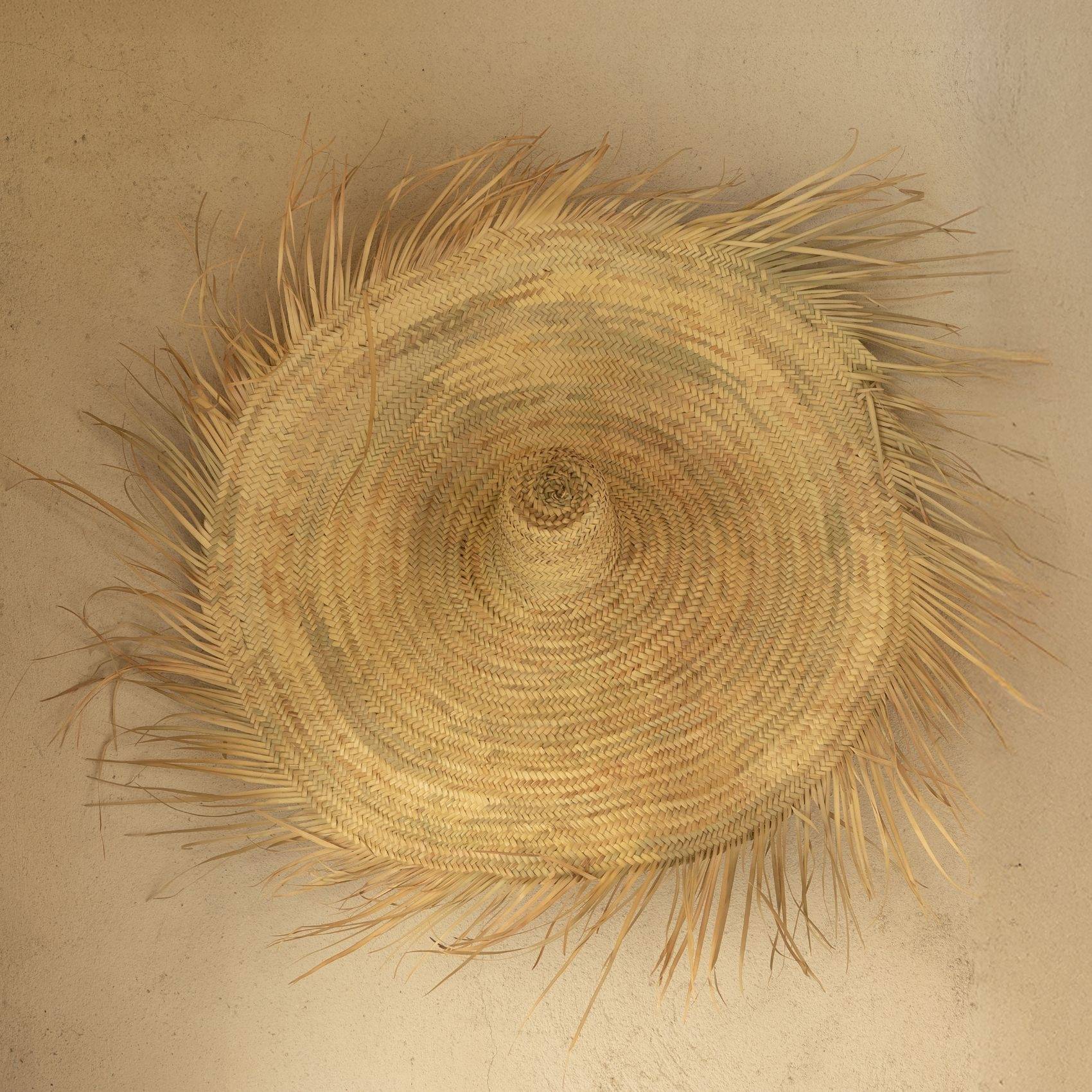 Home Maison - Chapeau de paille naturelle XXL - HOME MAISON - Osier - Naturel - Image 3