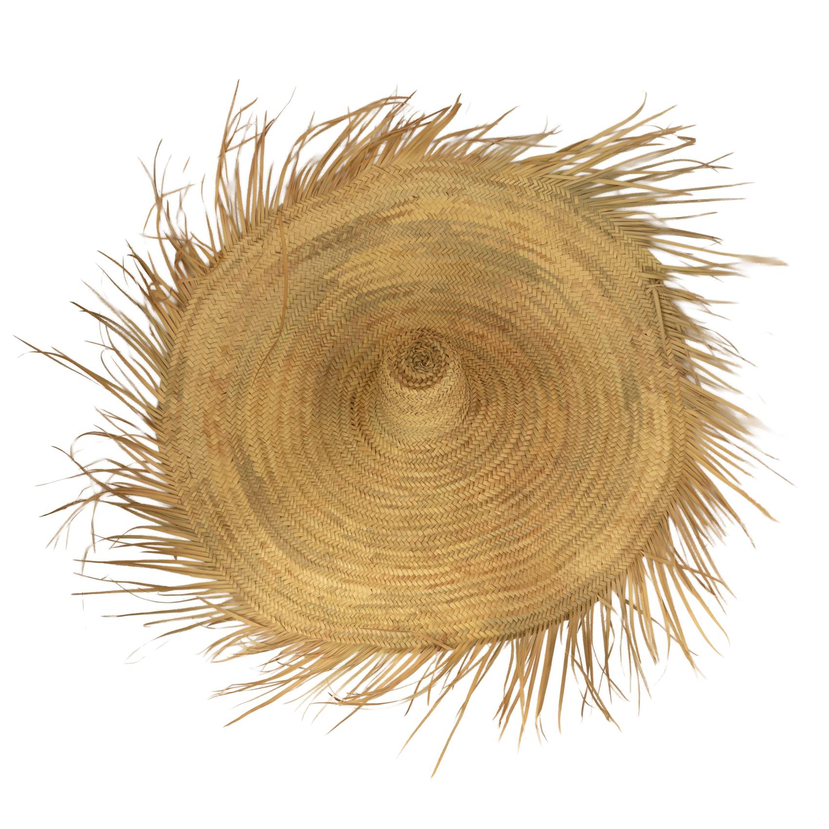 Home Maison - Chapeau de paille naturelle XXL - HOME MAISON - Osier - Naturel - Image 1
