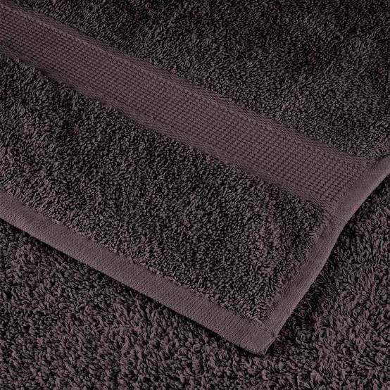 Ensemble de serviettes FROGN 6 pcs anthracite 360 g/m² Maison Chic - Image 6