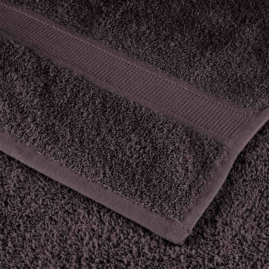 Ensemble de serviettes FROGN 6 pcs anthracite 360 g/m² Maison Chic - Image 6