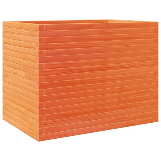 Jardinière Bois Pin Imprégné Cire Marron 90 x 60 x 68.5 cm - PANGIVO - Image 2