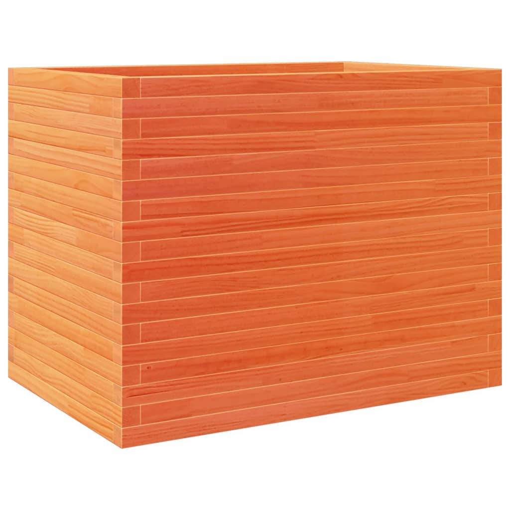 Jardinière Bois Pin Imprégné Cire Marron 90 x 60 x 68.5 cm - PANGIVO - Image 2
