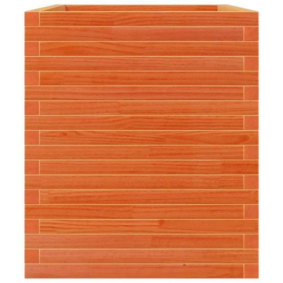 Jardinière Bois Pin Imprégné Cire Marron 90 x 60 x 68.5 cm - PANGIVO - Image 6