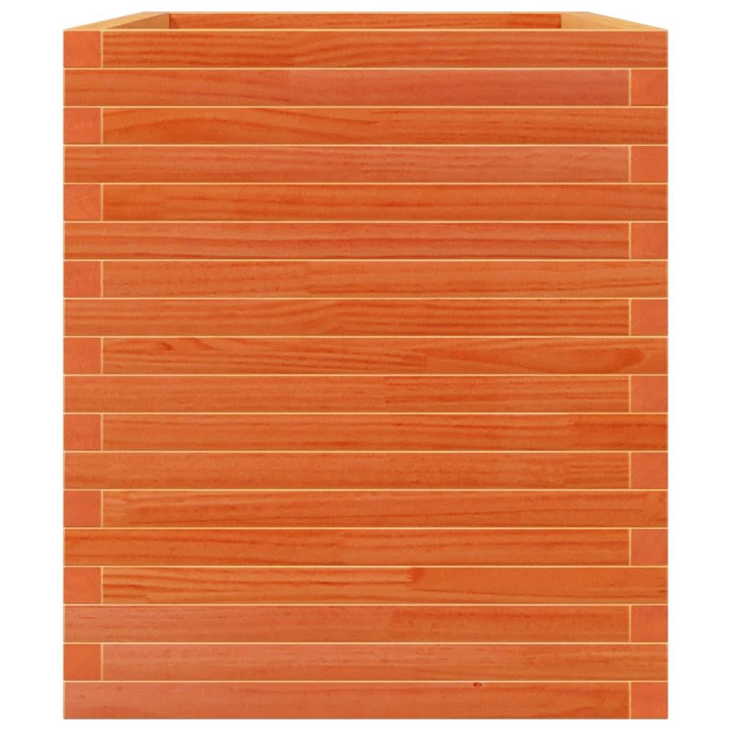 Jardinière Bois Pin Imprégné Cire Marron 90 x 60 x 68.5 cm - PANGIVO - Image 6